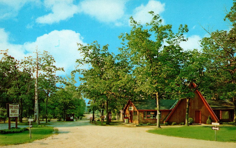 Duggans Family Campground (Port Austin Shores Campground) - Vintage Postcard (newer photo)
